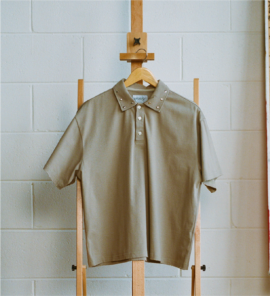Studded Polo Sand